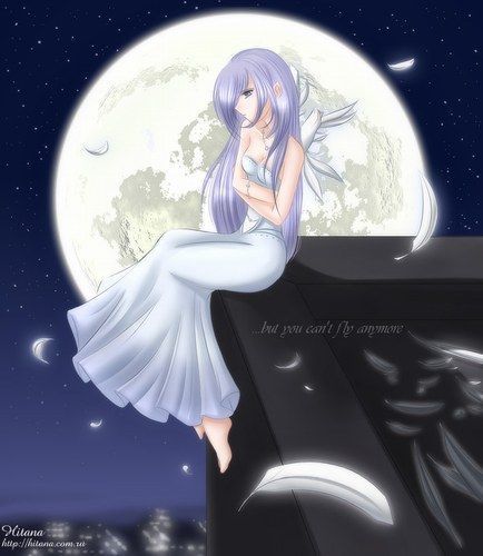 ange au claire de lune